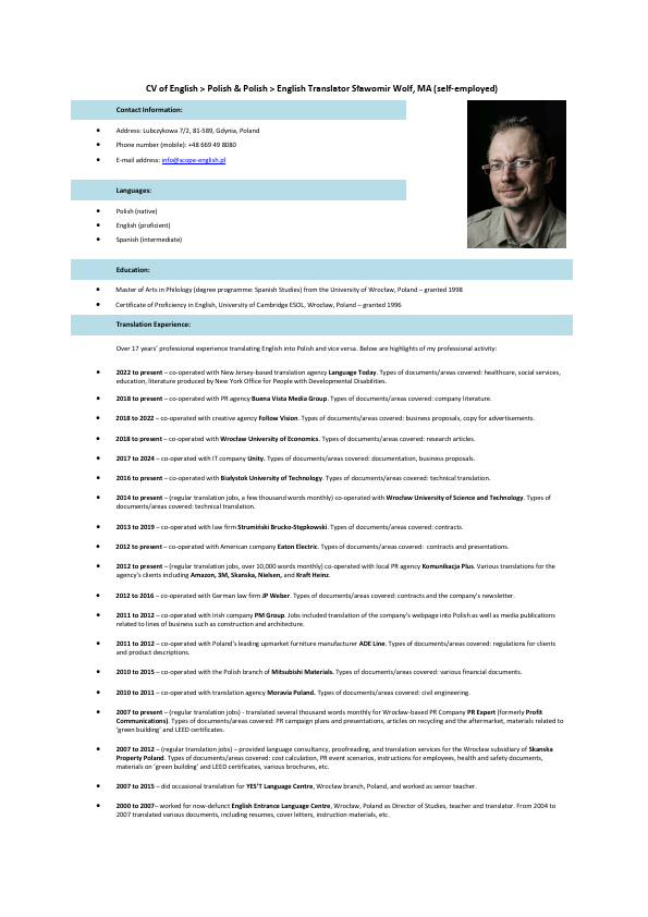 Translator CV English - Sławomir Wolf 2025.pdf