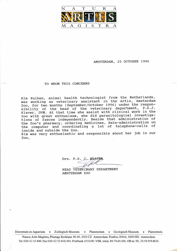 Artis Zoo - Recommendation Letter.pdf