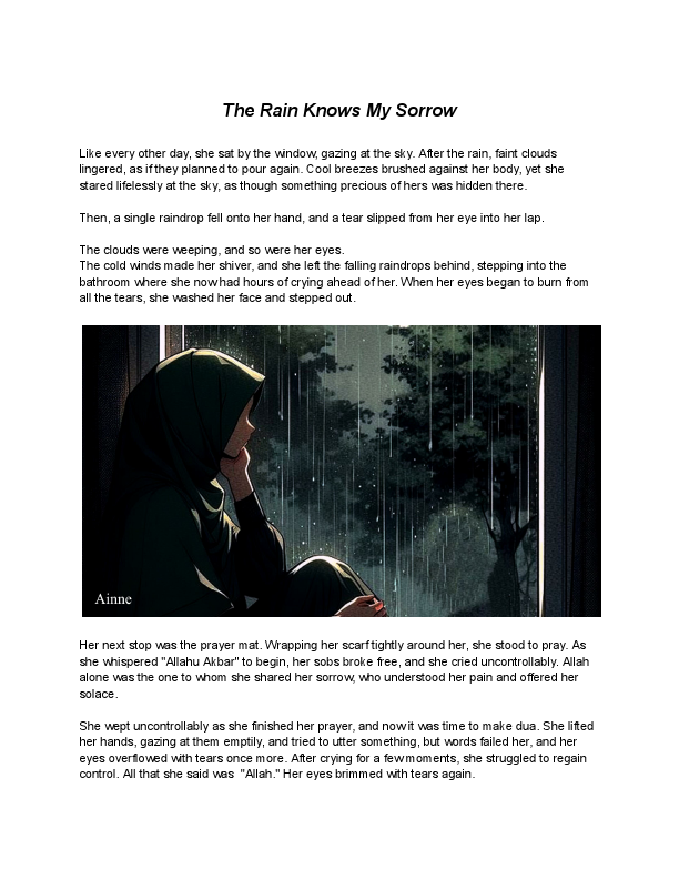 The Rain Knows My Sorrow.pdf