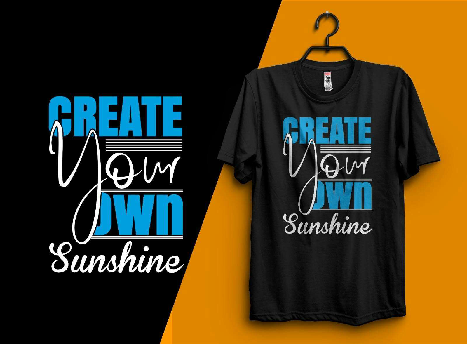 I will create awesome trendy typography tshirt design.pdf