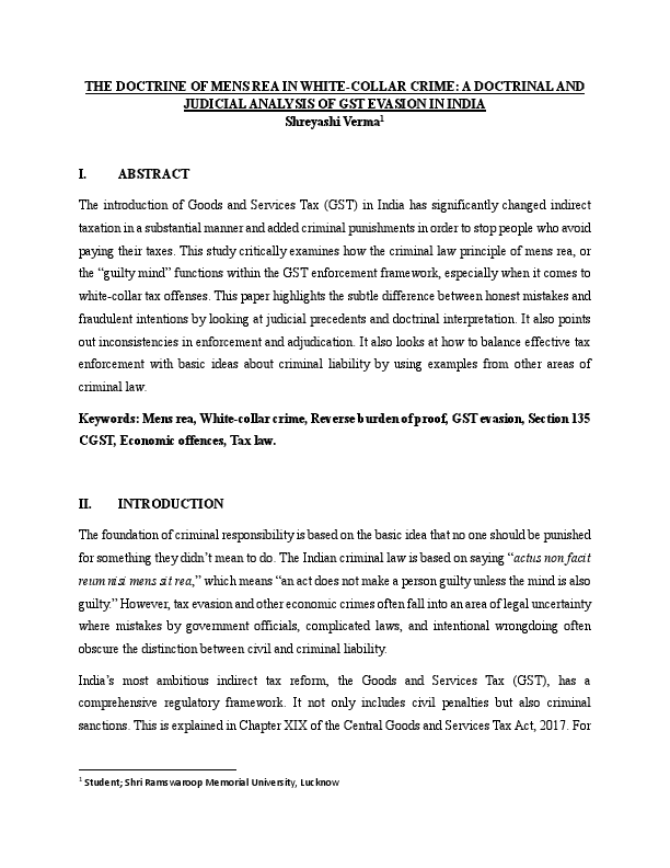 THE DOCTRINE OF MENS REA IN WHITE-COLLAR CRIME.pdf