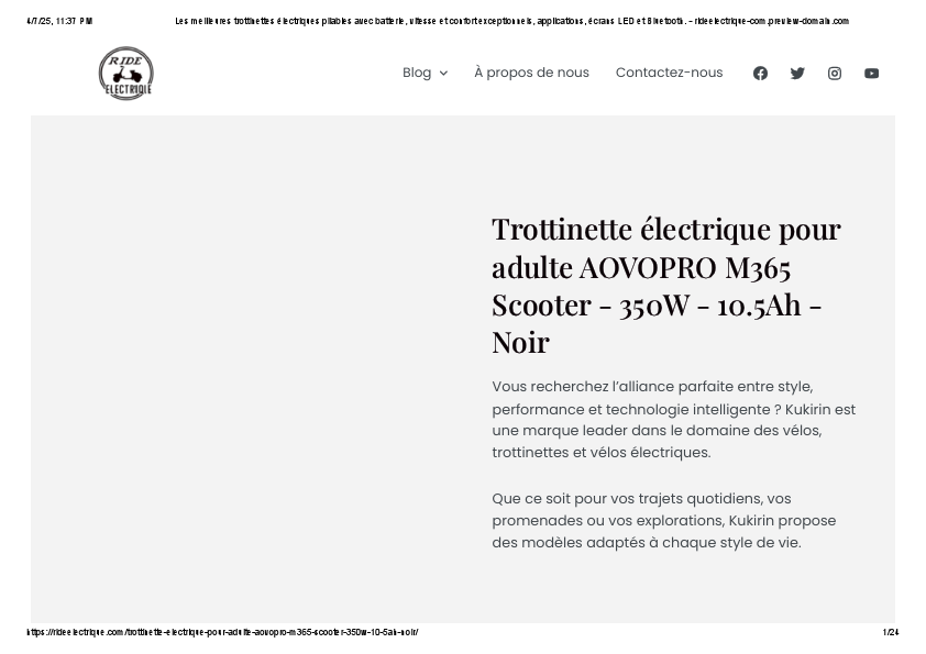 Les meilleures trottinettes électriques pliables avec batterie, vitesse et confort exceptionnels, a.pdf