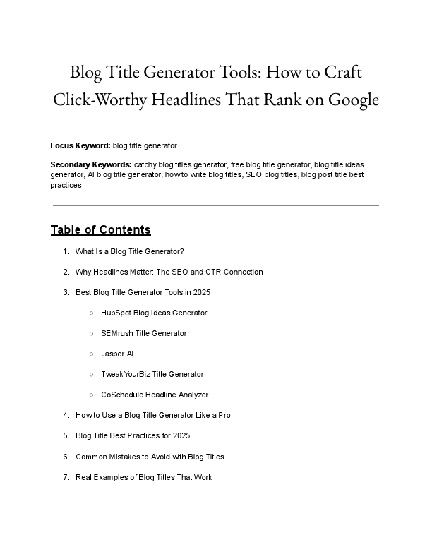 Blog Title Generator Tools_ How to Craft Click-Worthy Headlines That Rank on Google.pdf