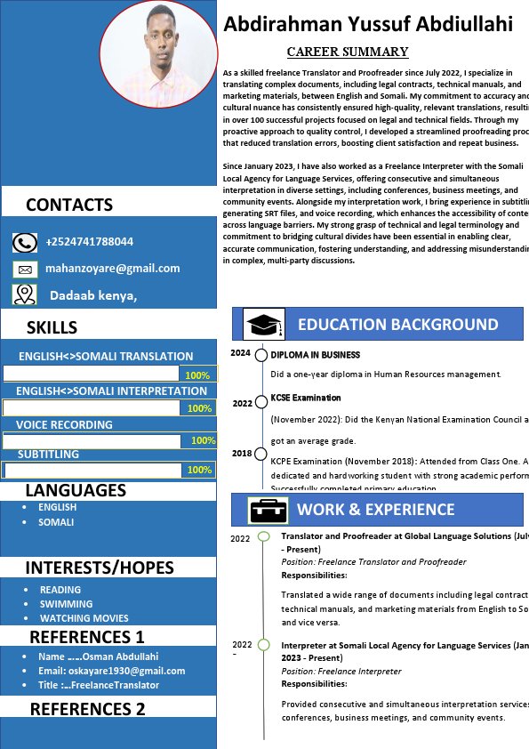 Abdirahman Yussuf CV.pdf