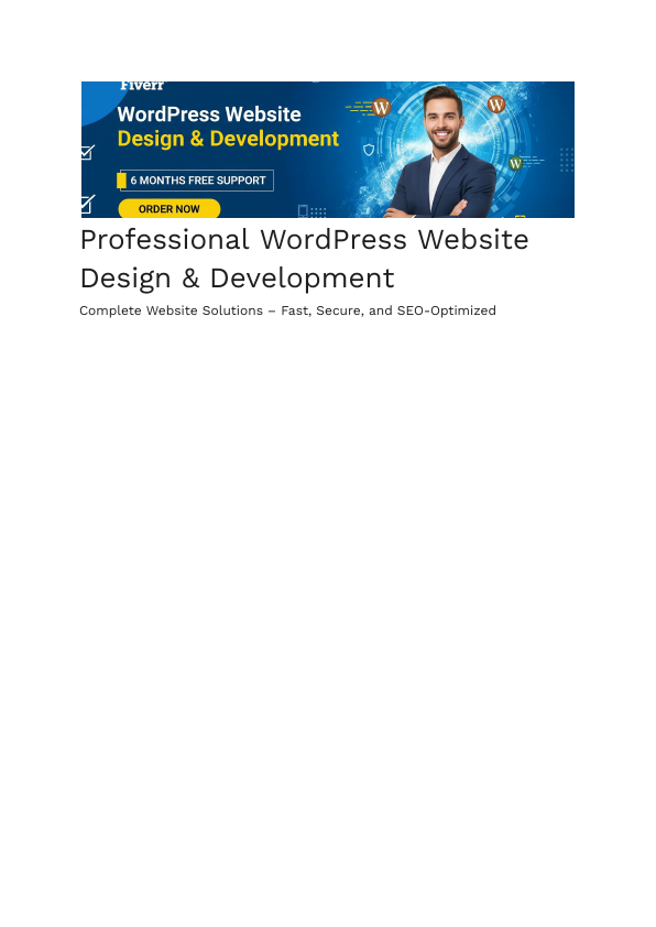 Professional WordPress Website Design & Development Brochure.pdf