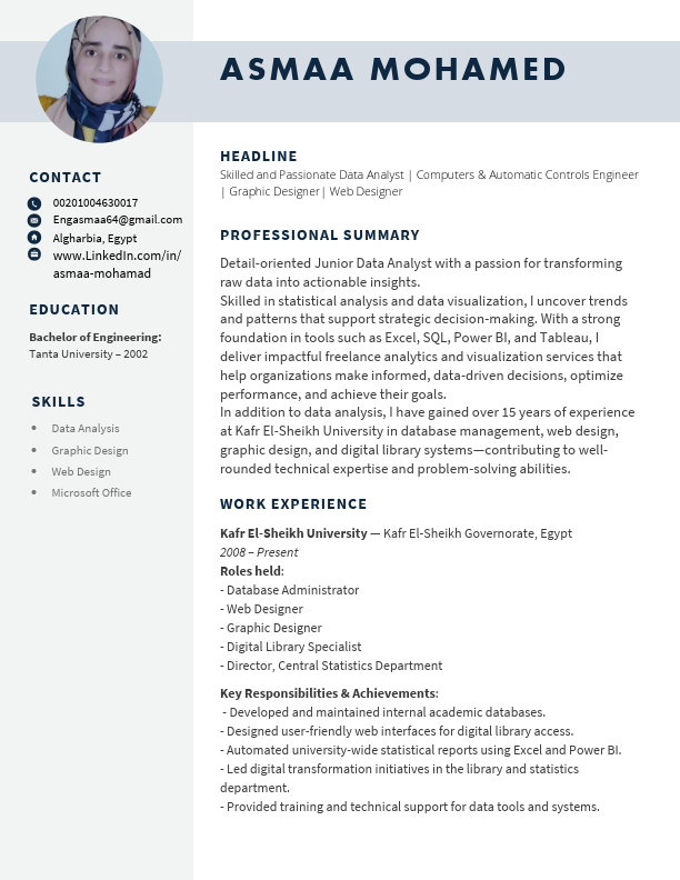 Data analyst resume Asmaa Mohamed.pdf