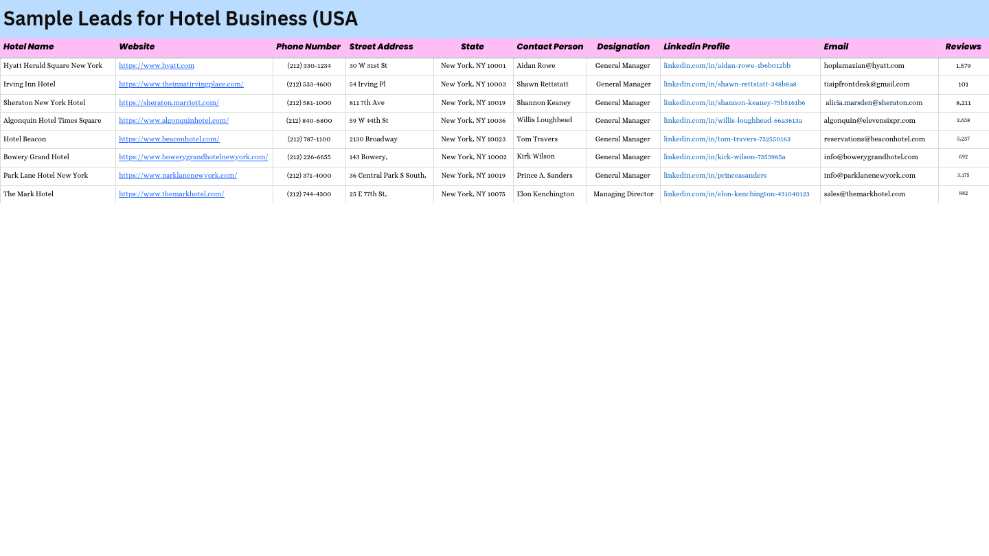 Sample Lead Generation Work – Hotels & Dentists (USA).pdf
