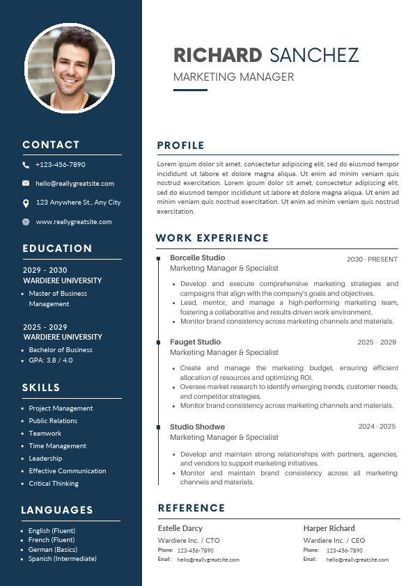 blue Minimalist modern CV resume.pdf