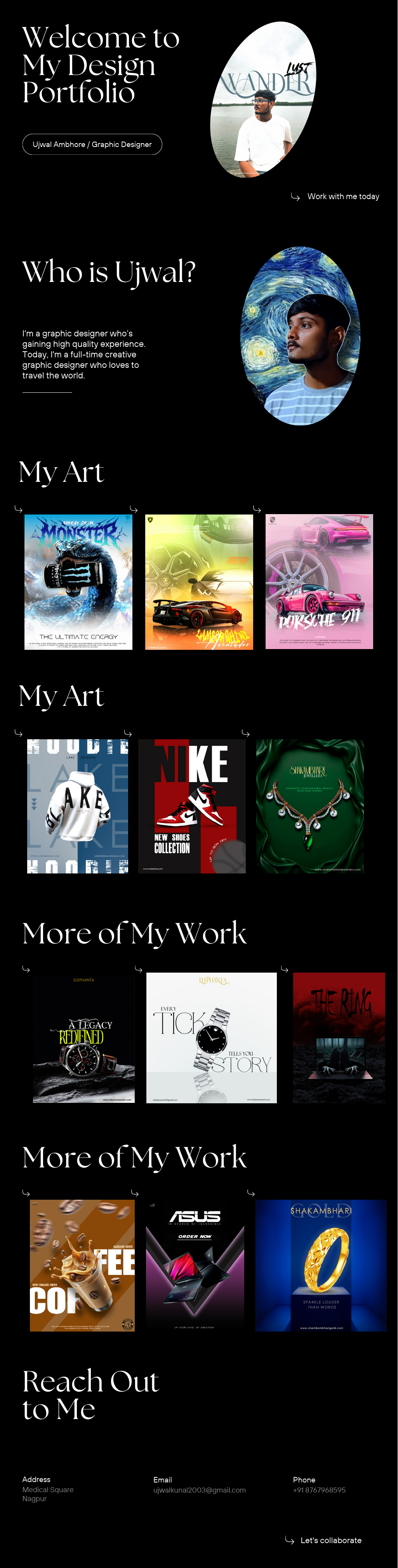 Design - Graphic Design Portfolio Website in Black  White  Dark Classic Minimal Style.pdf