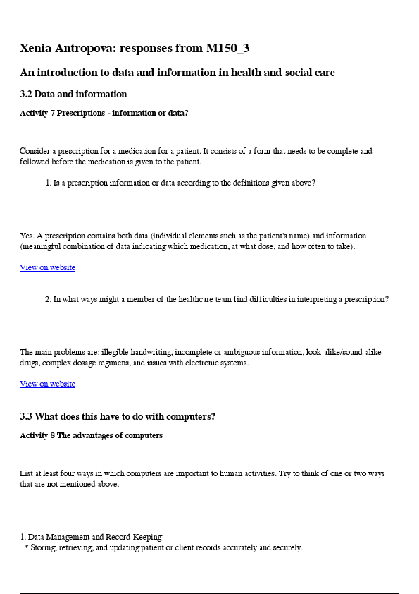 text work - Data and information in health and social care.pdf