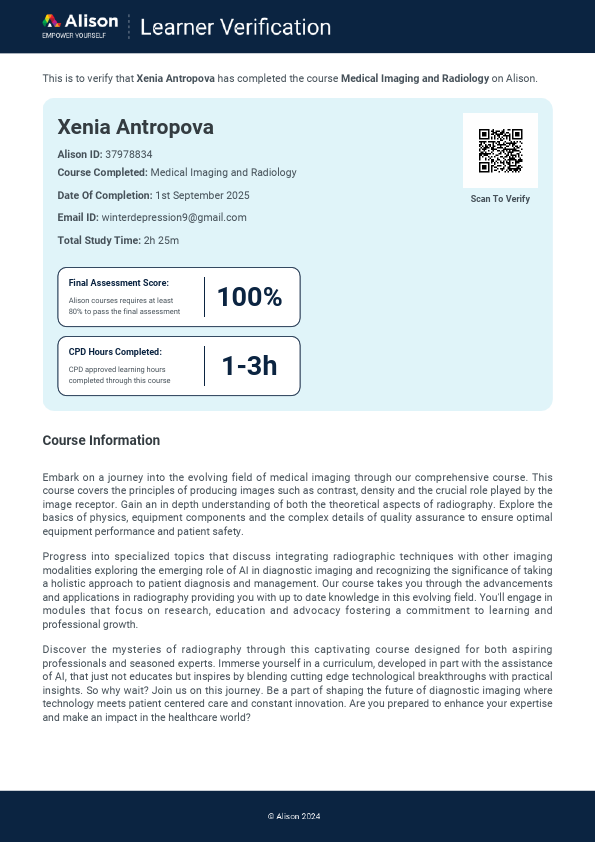 Medical Imaging and Radiology Alison Learner Verification.pdf