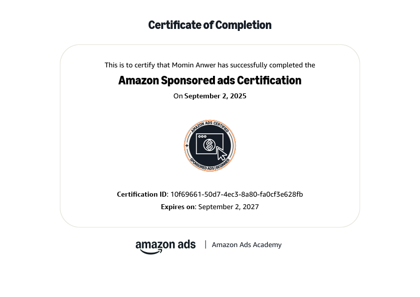 Amazon Sponsored Ads Certification.pdf
