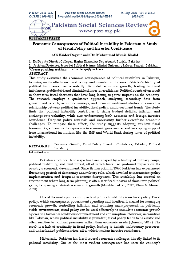 50. Economic Consequences of Political Instability in Pakistan.pdf