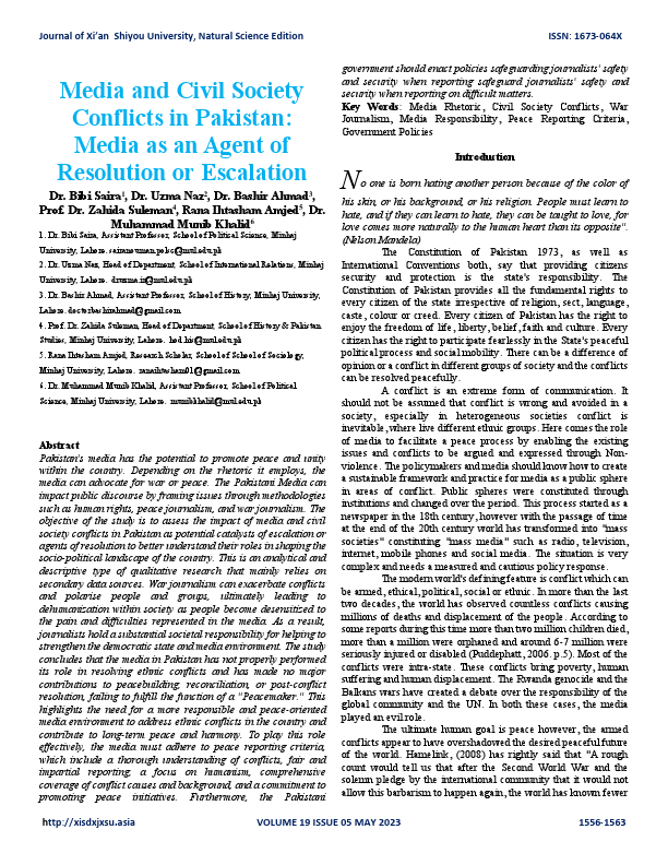 Media and Civil Society Conflicts in Pakistan.pdf