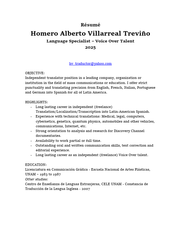 Homero_Villarreal_Translator_VO_Artist_CV_2025.pdf