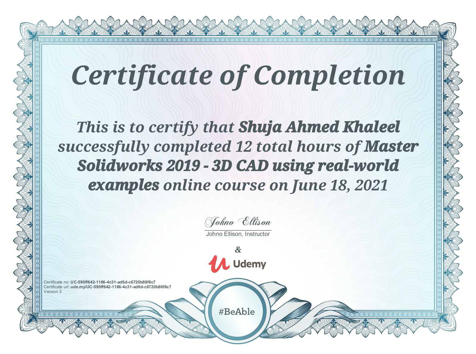 Solidworks udemy certificate.pdf