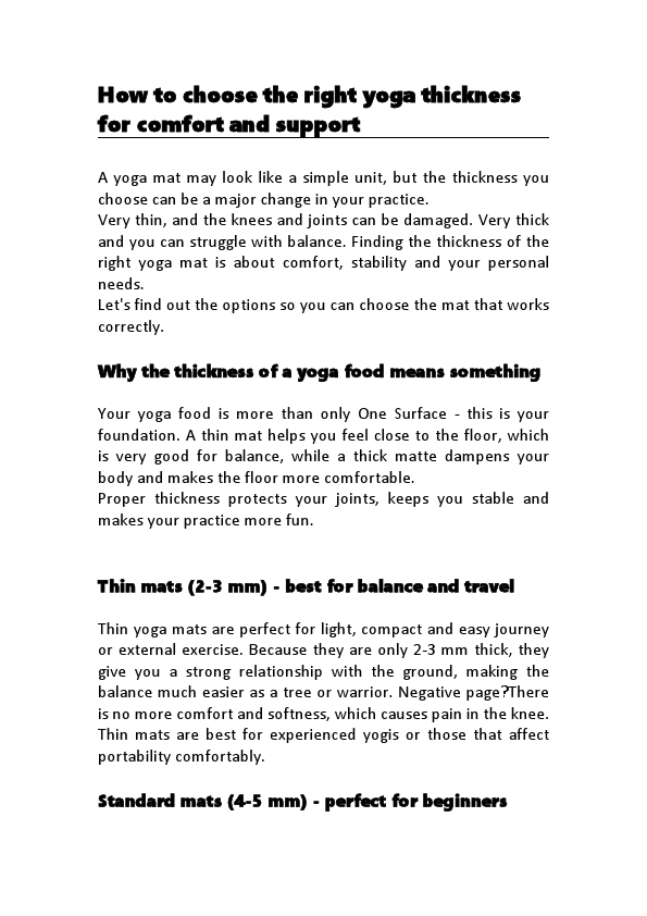 How to choose the right yoga thickness for comfort.pdf