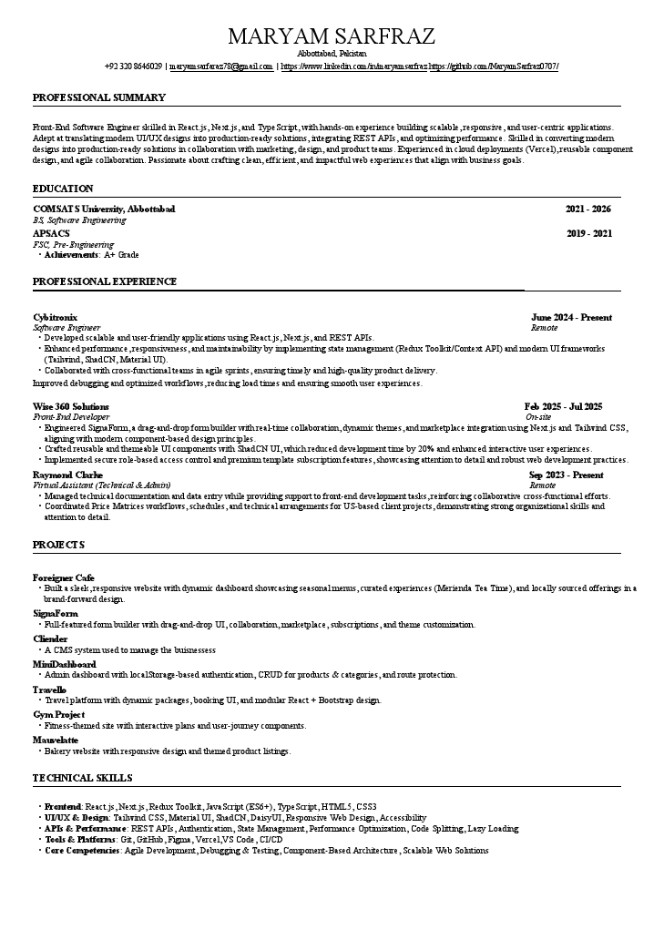 MARYAM SARFRAZ_Software Engineer .pdf