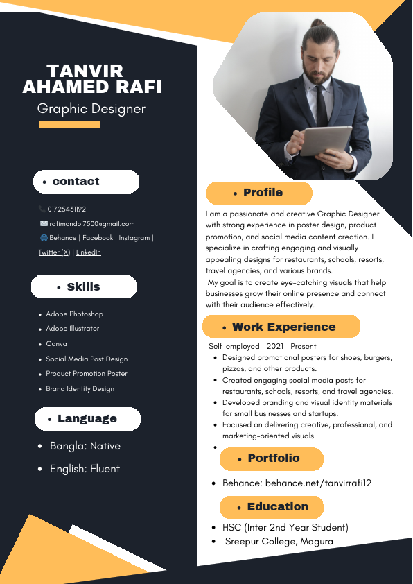 Orange Black and White Corporate Graphic Designer Resume A4 (1) (1).pdf
