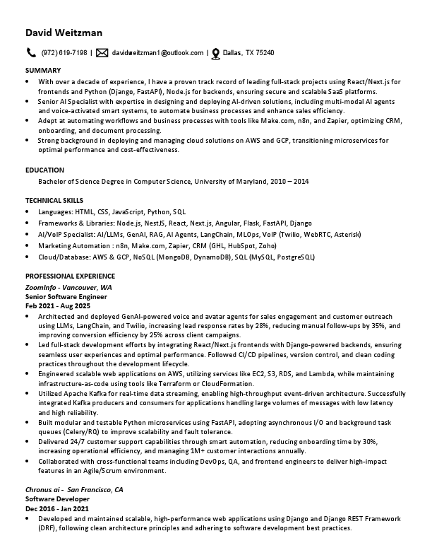 Resume -David Weitzman.pdf