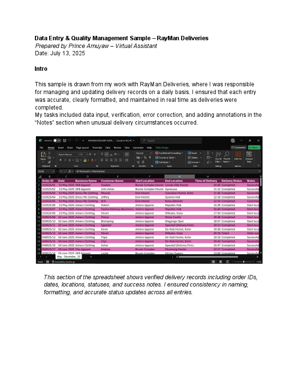 Data Entry & Quality Management Sample – RayMan Deliveries.pdf