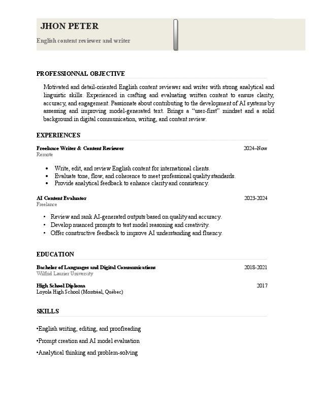 JHON PETER CV Writer SANS CONTACT.pdf