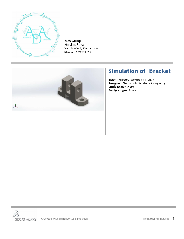 Simulation of Bracket.pdf
