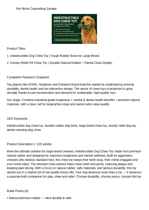 Sample per niche.pdf