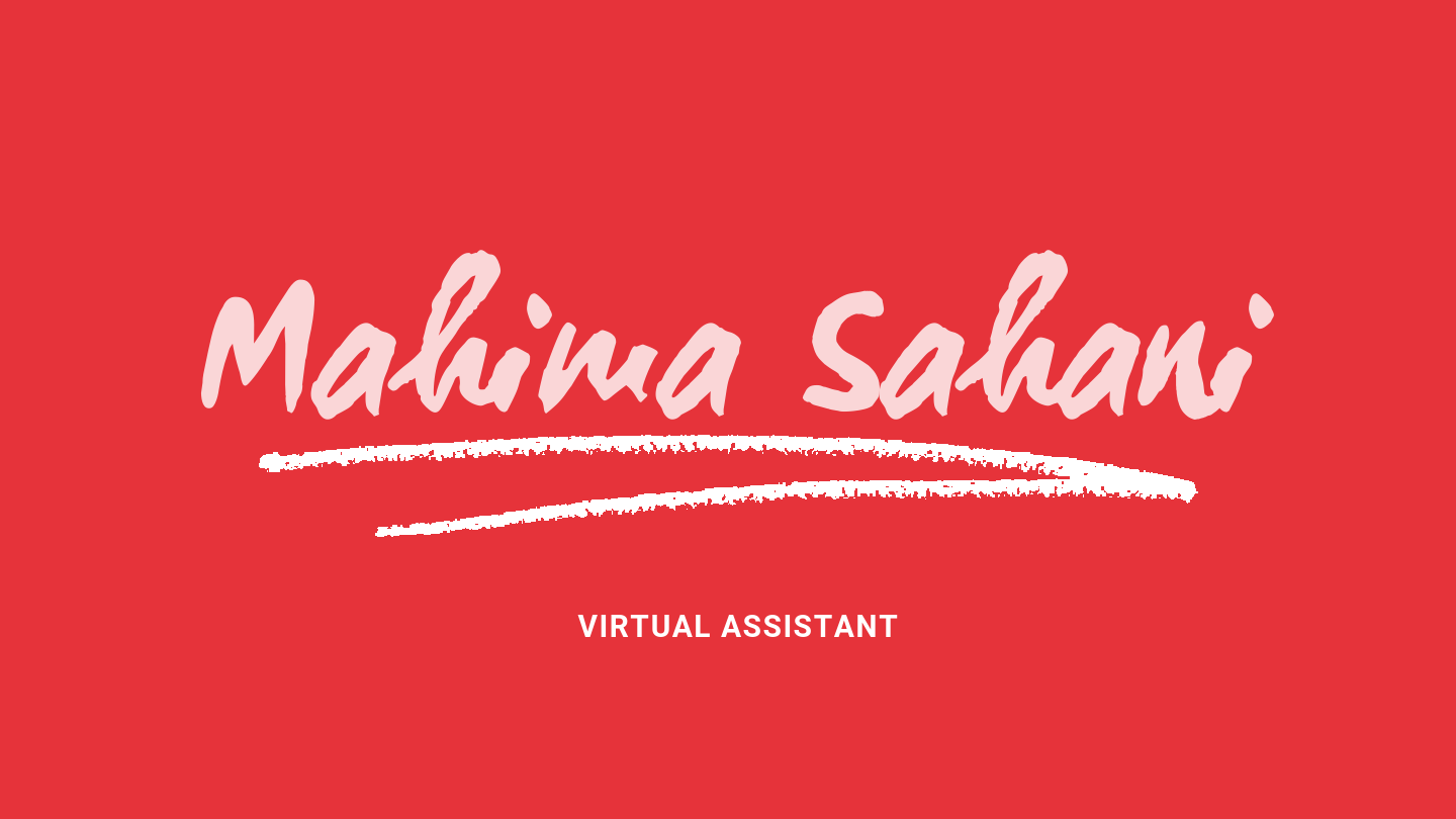 Red Handwritten Scribbles Virtual Assistant Marketing Presentation.pdf