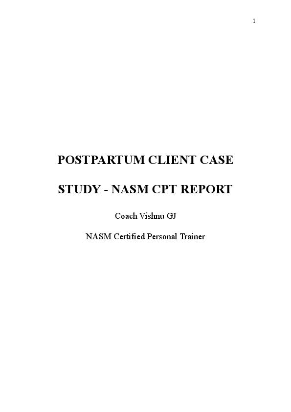 POSTPARTUM CLIENT CASE STUDY - NASM CPT REPORT.pdf