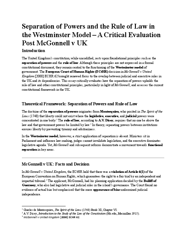 Separation of Powers and the Rule of Law in the Westminster Model.pdf