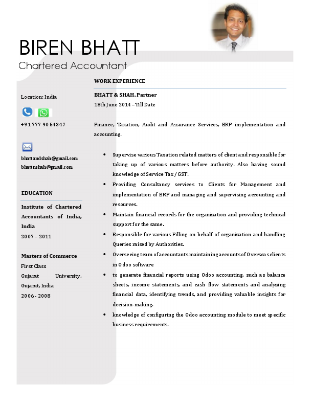 RESUME (BIREN N BHATT) with photo.pdf