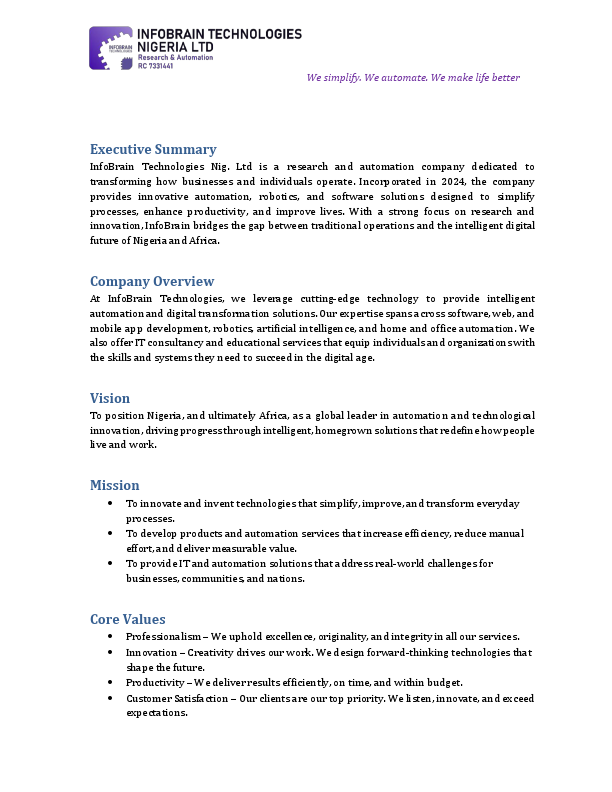 InfoBrain_Company_Profile_and_Projects.pdf