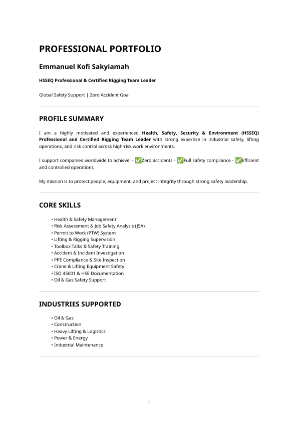 Hsseq & Rigging Professional Portfolio.pdf