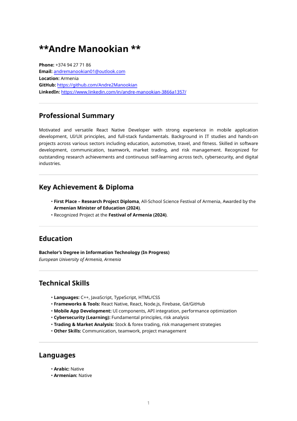 Andre Manookian Cv.pdf