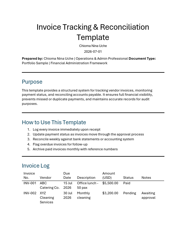 Invoice Tracking & Reconciliation Template.pdf