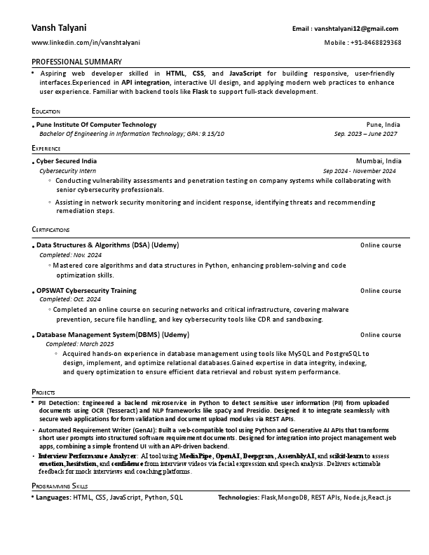 I2K231244_VanshTalyani_Resume.pdf