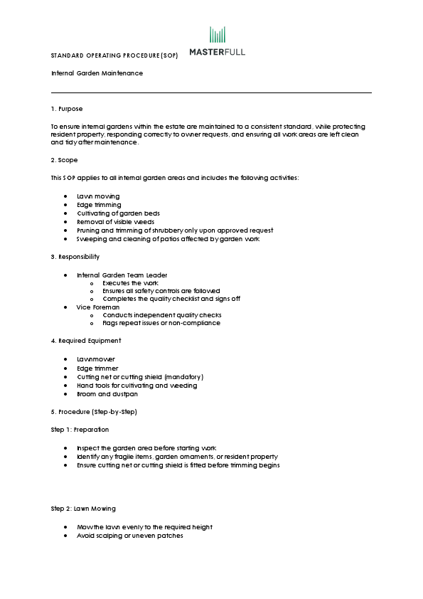 SOP - Internal gardens.pdf