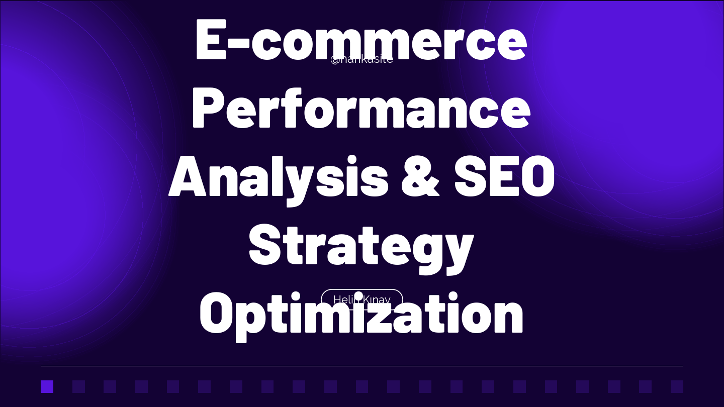 E-commerce Performance Analysis & SEO Strategy Optimization.pdf