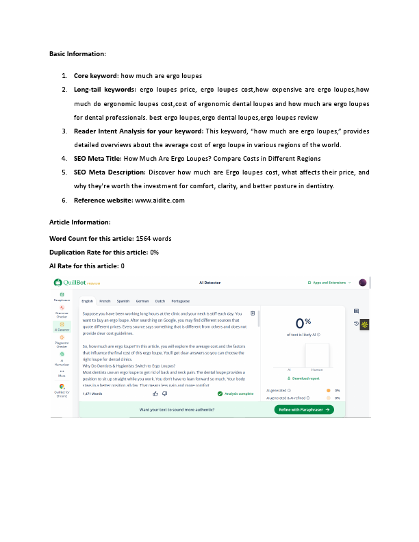 how much are ergo loupes.pdf