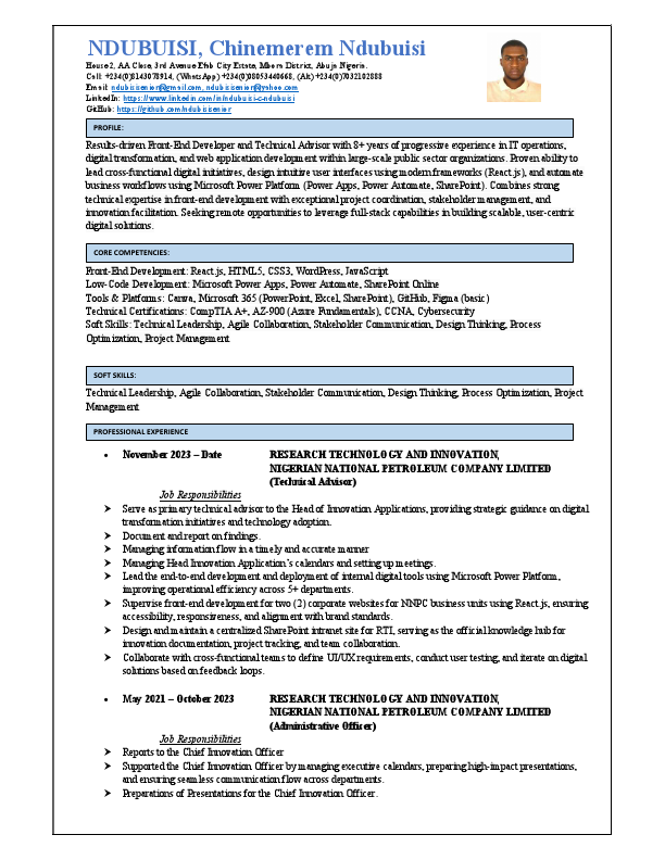 My Curriculum Vitae upload - IT Dev.pdf