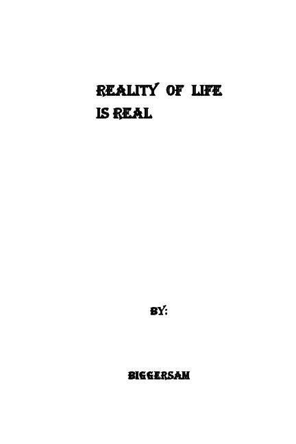 Reality of life is Real.pdf