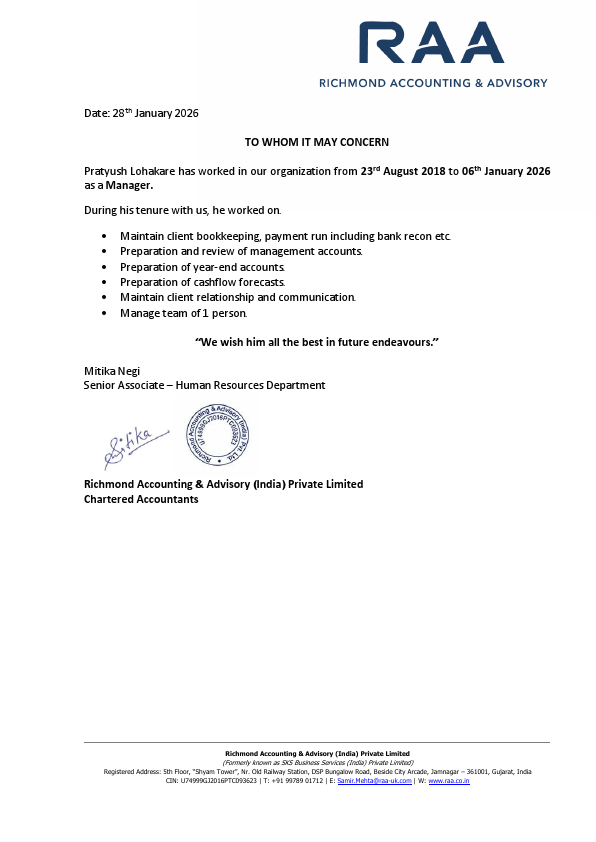 Experience Letter - Pratyush Lohakare.pdf