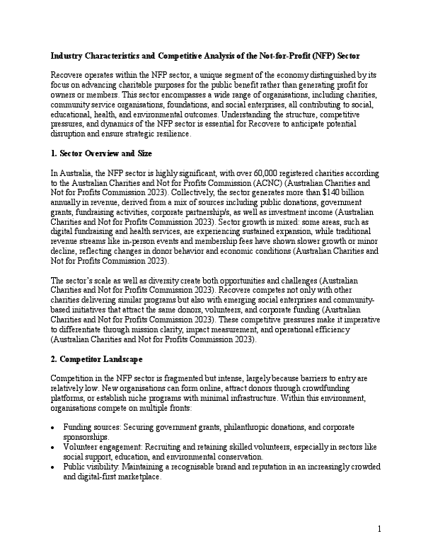 Industry Characteristics and Competitive Analysis of the Not-for-Profit (NFP) Sector.pdf