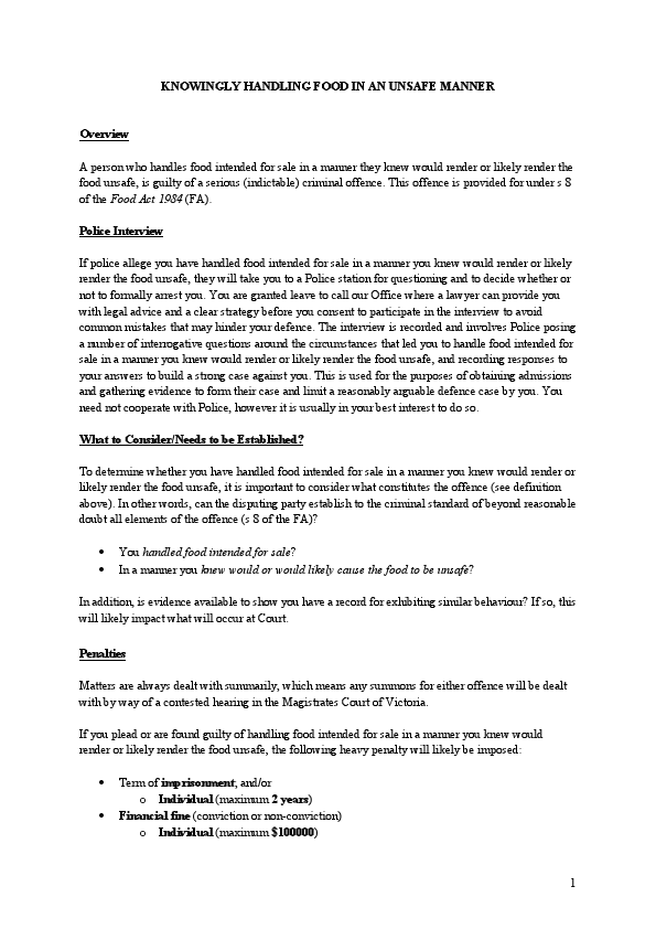 Knowingly Handling Food in an Unsafe Manner - Overview for Website (1).pdf
