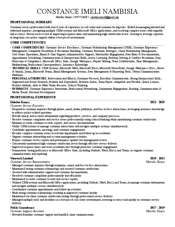 CONSTANCE IMELI NAMBISIA_Senior Customer Service Representative_20260628 (1).pdf