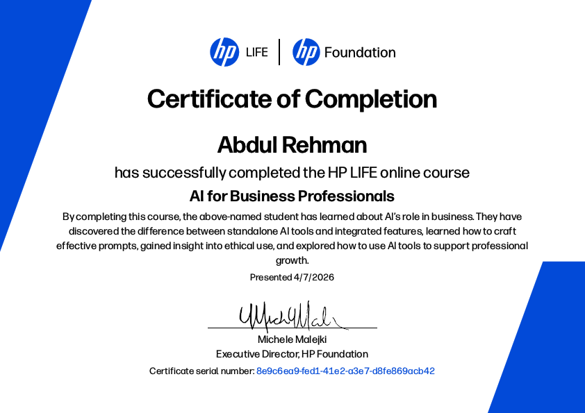 AI for Business Professionals.pdf