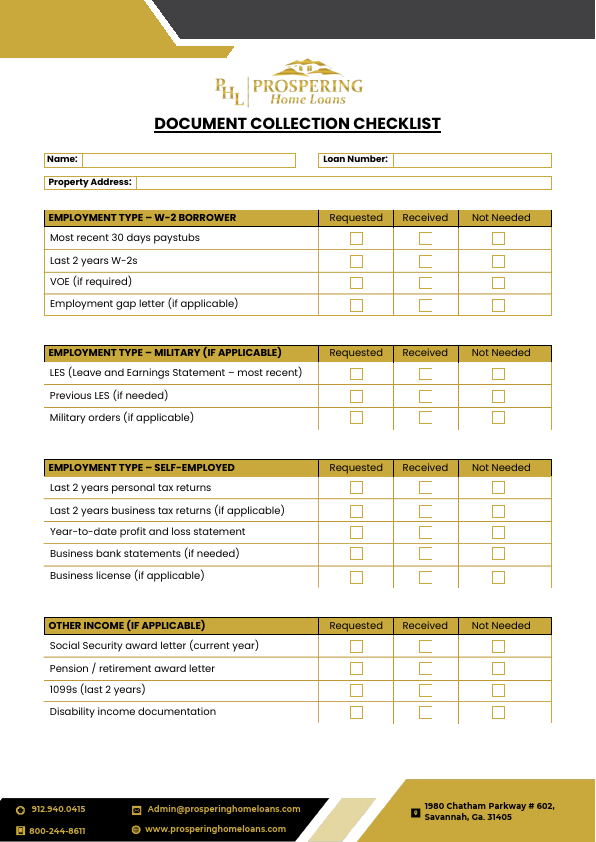 FINAL Document Collection Checklist.pdf