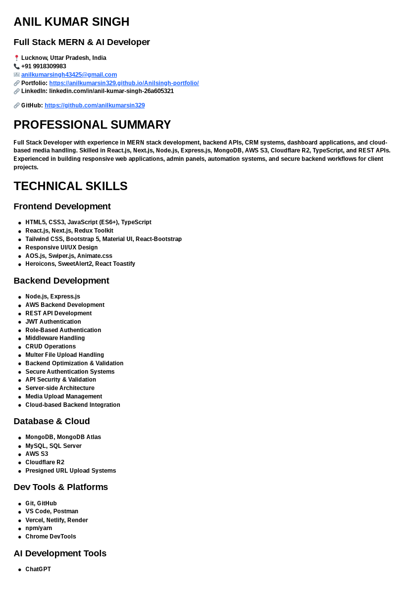 ANIL KUMAR SINGH MERN Stack Developer.pdf