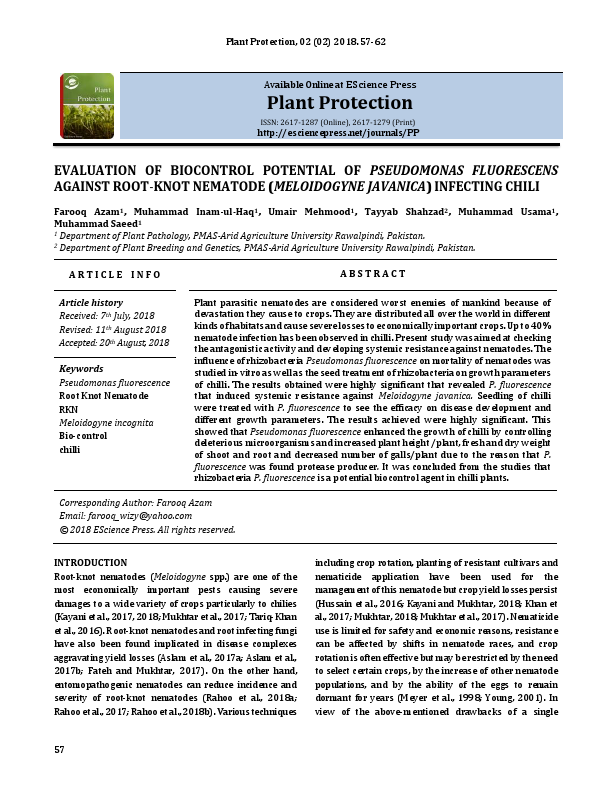 (2018b) EVALUATION OF BIOCONTROL POTENTIAL OF PSEUDOMONAS FLUORESCENS.pdf